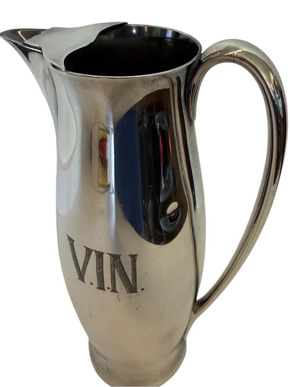 Polished Silver  Serving Pitcher - Monogrammed VIN